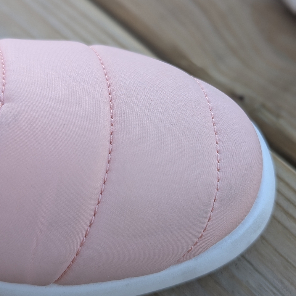 Toms Alpargata Mallow Peach Quilted Slip On Flats Size 6 - Picture 3 of 9